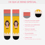 5290JFR4 chaussettes personnalisees humour pour enfant 5290jkvta