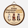 5295QFR1 plaque en bois personnalisee avec cheval nous sommes dans l_ecurie 5295q8qmu