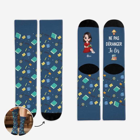 5301JFR1 chaussettes personnalisees femme ne pas deranger je lis 5301j8taa_0e706c9e 12d8 40ba 819a 8a14dc4ae630