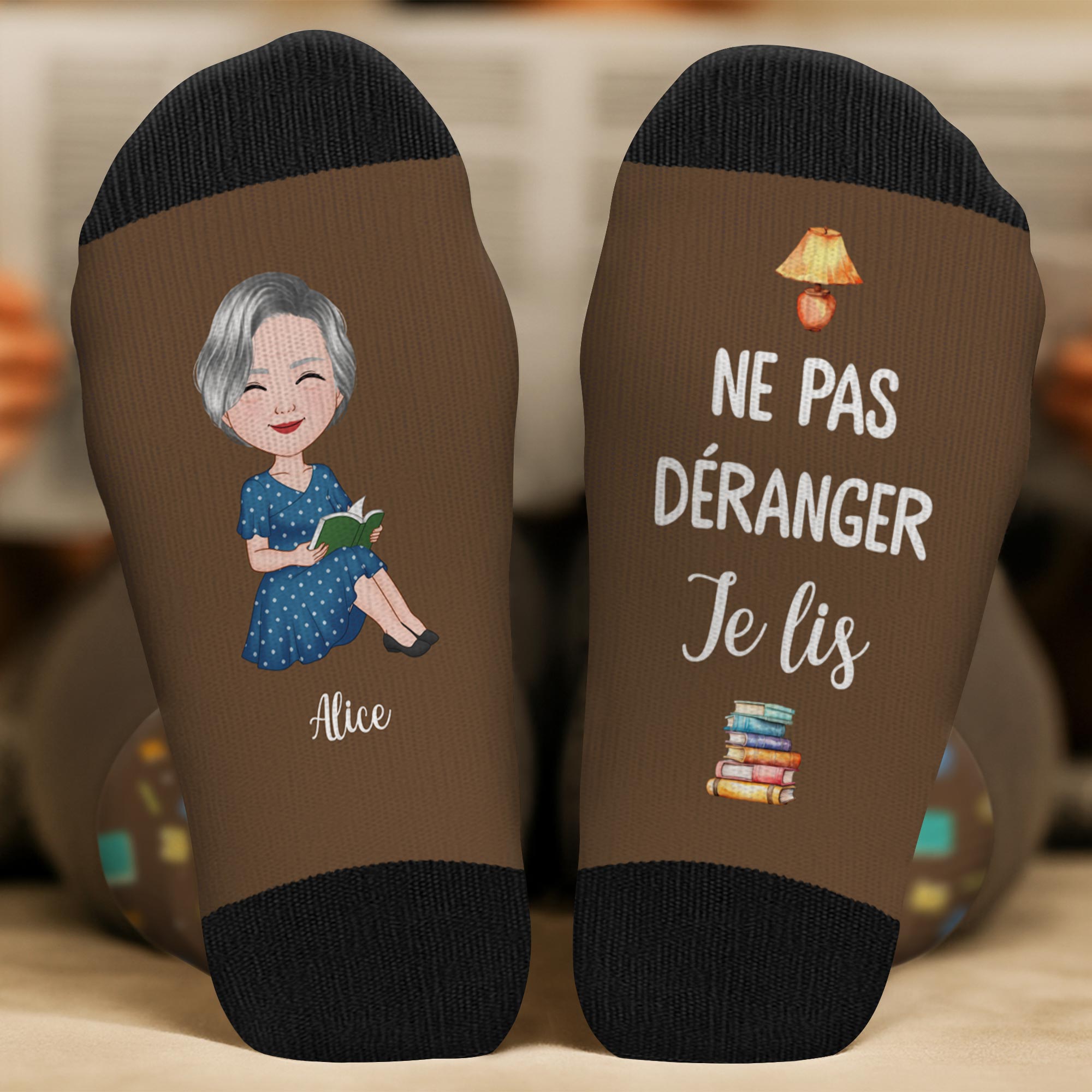 5301JFR2 chaussettes personnalisees femme ne pas deranger je lis 5301j8taa_3dc78e90 4257 4cbe 9392 50dea261f506