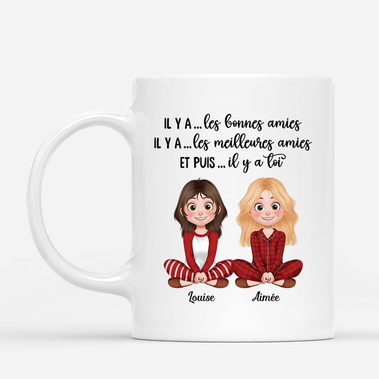 5311MFR1 mug personnalise il y a une bonne amie 5311m6v0f