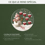 5349OFR4 orement noel en acrylique personnalise mamie bonhomme de neige avec coeurs rouges 5349o8lna