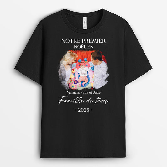 5350AFR1 t shirt famille personnalise premier noel en famille de trois 5350akq0i_f5adaa60 8cba 4173 bd04 72043a85bbcc