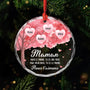 5374OFR1 ornement en verre personnalise pour maman pour moi tu es le monde 5374o8zza