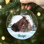 5379OFR2 ornement acrylique personnalise avec photo mon cheval avec sapin de noel 5379okq5u_111236b0 6d60 421d b0b4 d431180d20f6