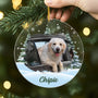 5379OFR2 ornement acrylique personnalise avec photo mon chien avec sapin de noel 5379okq5c_96d7b54f d133 496f b675 8d5716558b76