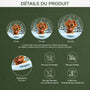 5379OFR3 ornement acrylique personnalise avec photo mon chien avec sapin de noel 5379okq5c