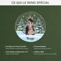 5379OFR4 ornement acrylique personnalise avec photo mon cheval avec sapin de noel 5379okq5u