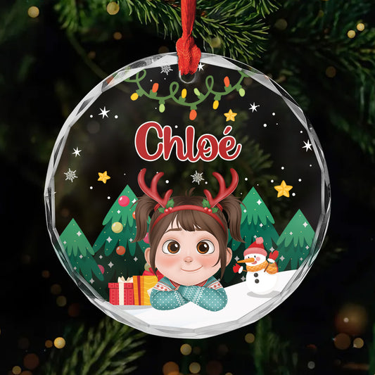 5384OFR1 ornement en verre noel personnalise enfant sous le sapin 5384o8vqk