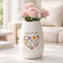 541AOFR2 vase personnalisable ceramique mate le jardin de maman mamie forme de coeur 541aoslta