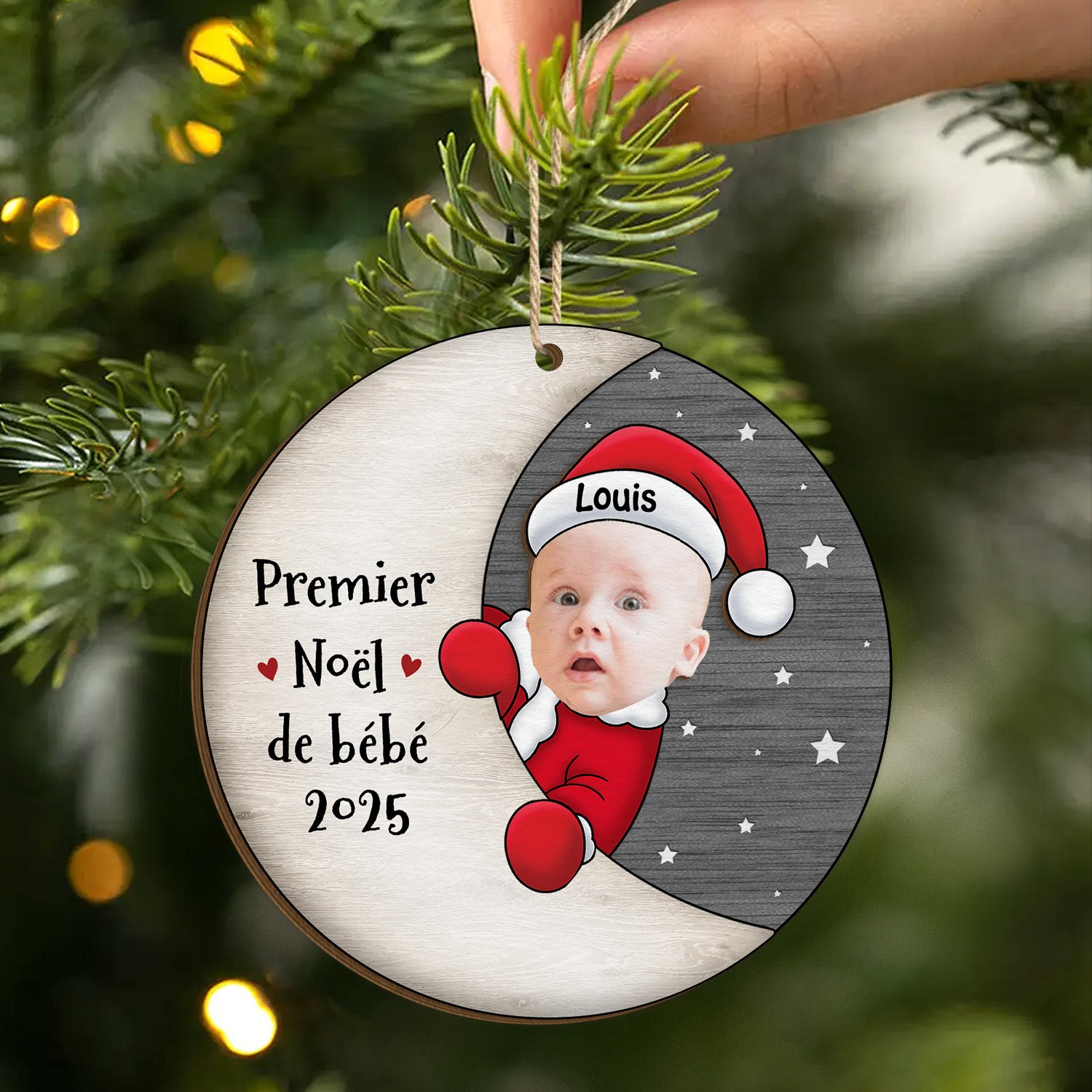 5433OFR2 ornement en bois a 1 couche personnalise premier noel de bebe 5433o8qnk_c2c01a3c d3e5 40ea 99d2 0661e02e502d