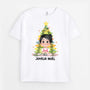 5436AFR1 t shirt personnalise pour enfant joyeux noel 5436akzmk