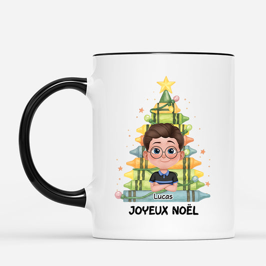 5436MFR2 mug personnalise pour enfant joyeux noel 5436mkt5k