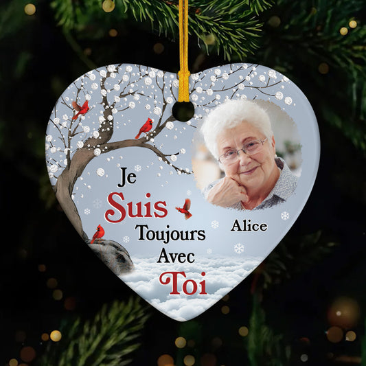 5468OFR1 ornement ceramique photo commemoratif personnalise je suis toujours avec toi 5468o3qta