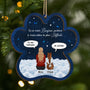 5471OFR1 ornement en bois a 2 couches chien commemoratif personnalise bonjour prefere adieu le plus difficile 5471o3ymc