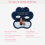 5471OFR4 ornement en bois a 2 couches chien commemoratif personnalise bonjour prefere adieu le plus difficile 5471o3ymc