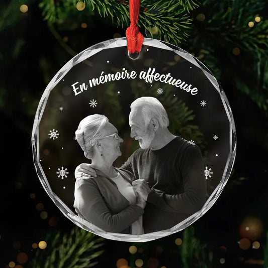 5482OFR1 ornement en verre personnalise couple commemoratif en memoire affectueuse 5482otlcg