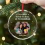 5507OFR2 ornement noel en verre personnalise avec photo bonnes amies comme des etoiles 5507okv0f