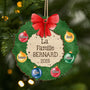 5513OFR1 ornement noel en bois a 2 couches personnalise famille notre couronne de noel 5513othai_eda269bb 6fc3 467a 8144 fcedd0f3445e