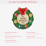 5513OFR4 ornement noel en bois a 2 couches personnalise famille notre couronne de noel 5513othai_5904af2a 89ac 45dc a582 65fdc2d14308