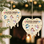 5524OFR2 ornement en bois a 1 couche personnalise petits enfants font fondre nos coeurs 5524otuza