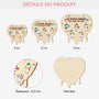 5524OFR3 ornement en bois a 1 couche personnalise petits enfants font fondre nos coeurs 5524otuza