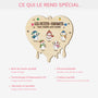 5524OFR4 ornement en bois a 1 couche personnalise petits enfants font fondre nos coeurs 5524otuza