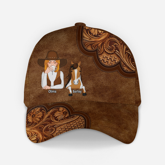 5525JFR1 casquette personnalise femme mon cheval et moi 5525j8v8u