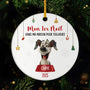 5526OFR1 ornement noel ceramique personnalise chien chien premier noel dans ma maison 5526o8unc