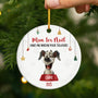 5526OFR2 ornement noel ceramique personnalise chien chien premier noel dans ma maison 5526o8unc