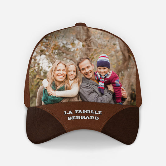 5533JFR1 casquette personnalisee avec photo notre famille casquette 5533j3qmb