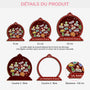 5537OFR3 ornement noel en bois a 2 couches personnalise boule de noel aventure 5537ottzr