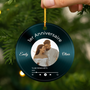 5549OFR2 ornement ceramique personnalise couple avec photo notre vinyle anniversaire 5549o5u5g