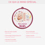 5550OFR4 ornement noel en bois a 2 couches personnalise mon premier noel 5550o5q5k