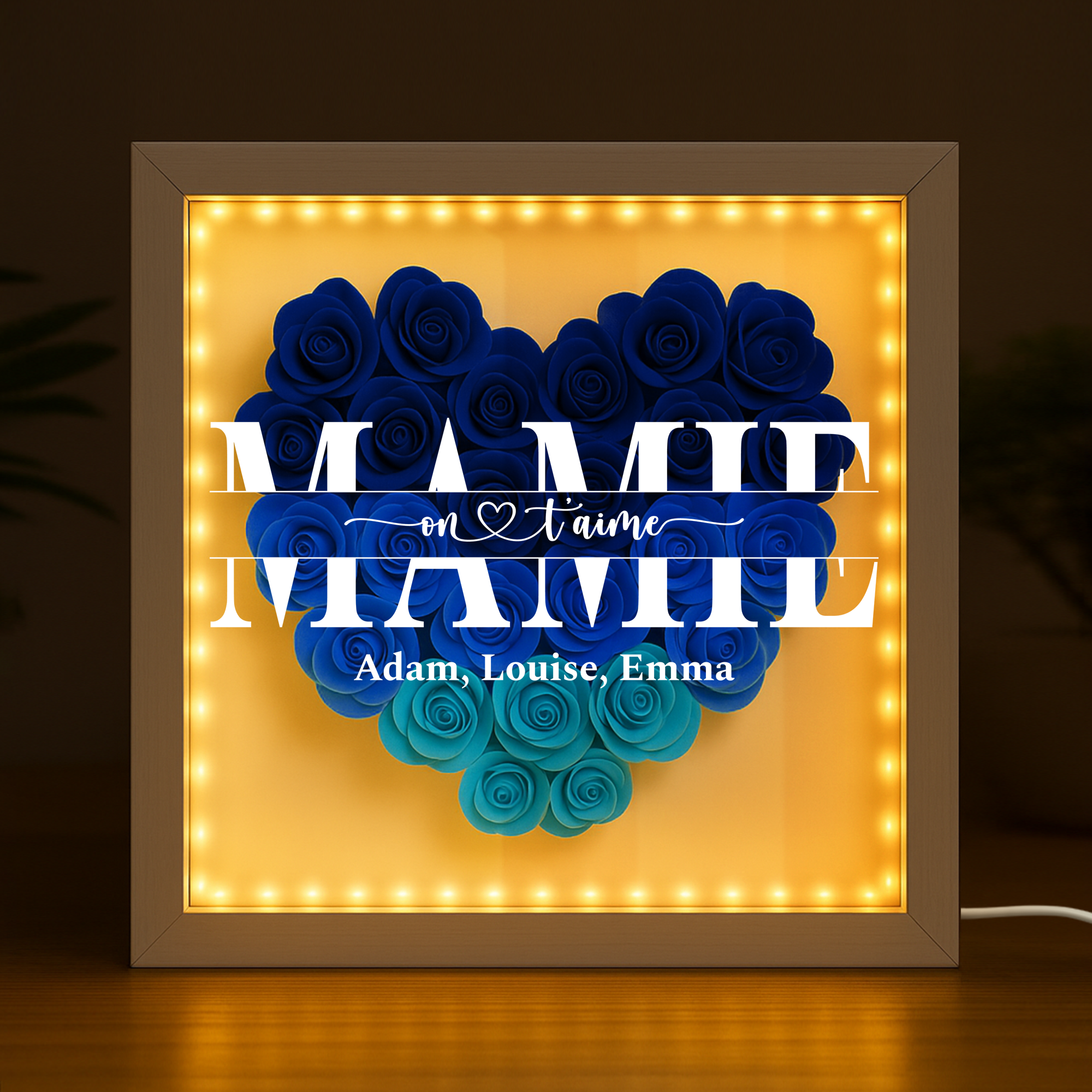 5556OFR2 boite a fleurs personnalise pour maman maman nous taimons 5556o