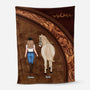 5567BFR1 plaid personnalise pour femme toujours avec mon cheval 5567b3kau