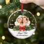 5568OFR2 ornement noel en verre personnalise femme avec photo joyeux noel a mes amies 5568ok6na