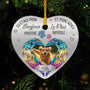 5570OFR1 ornement ceramique chien commemoratif personnalise mon adieu le plus difficile 5570okuac