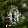 5572OFR1 ornement noel en acrylique personnalise avec photo sapin de notre histoire famille 5572o6zmi
