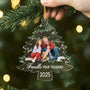 5572OFR2 ornement noel en acrylique personnalise avec photo sapin de notre histoire famille 5572o6zmi
