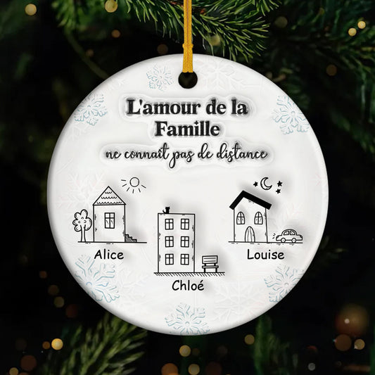 5585OFR1 ornement ceramique personnalise famille lamour de la famille 5585o6tai