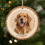 5595OFR1 ornement en bois a 1 couche personnalise mon chien un morceau de mon coeur 5595o3lcc