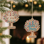 5596OFR2 ornement en bois a 1 couche personnalise notre arbre de vie famille avec mots croises 5596o3tti
