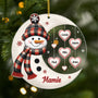 5599OFR1 ornement noel en acrylique personnalise pour mamie bonhomme de neige et la lune 5599o8tza