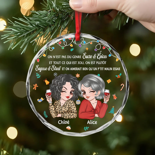 5600OFR2 ornement en verre personnalise pour femme les meilleures amies lalcool 5600okkmf