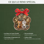 5613OFR4 ornement noel en acrylique personnalise chat patte de chat noel 5613o3lmd