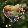 5614OFR1 ornement en bois a 1 couche personnalise mamie et ses papillons 5614o8kna