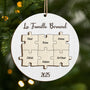 5618OFR1 ornement en bois a 2 couches personnalise notre famille puzzle avec nom 5618o8mci