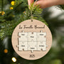 5618OFR2 ornement en bois a 2 couches personnalise notre famille puzzle avec nom 5618o8mci