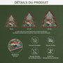 5624OFR3 ornement noel en acrylique personnalise femme notre amitie infinie version sapin 5624okktf